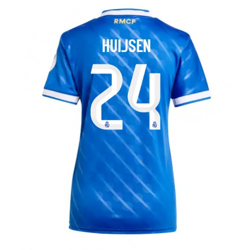 Lacne Ženy Futbalové dres Real Madrid Dean Huijsen #24 2025-26 Krátky Rukáv - Tretina
